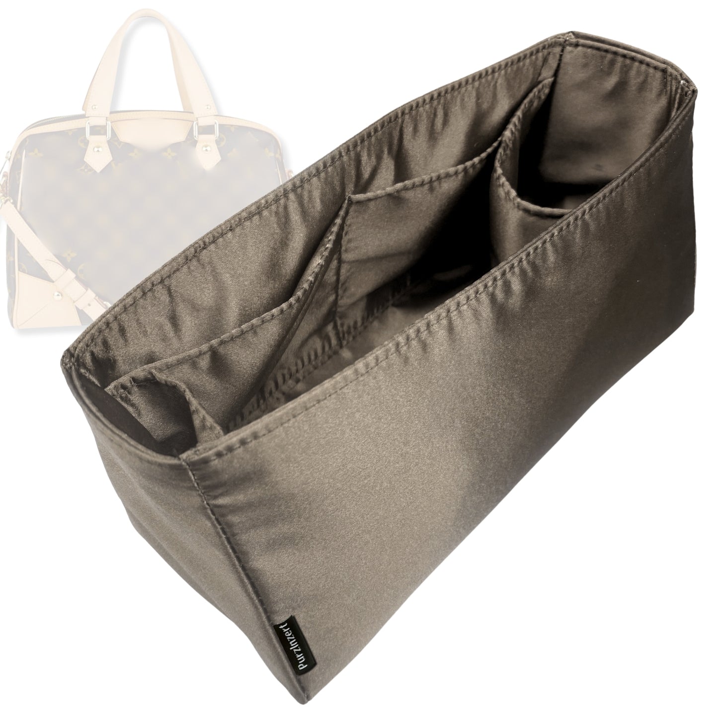 Bag Insert for (LV, Retiro PM) Organizer Tote Purse Organiser Liner Shaper [Premium Silk Material]