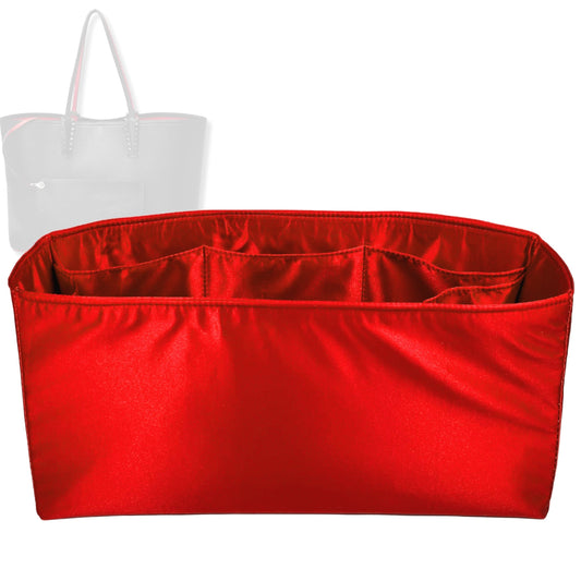 Bag Insert for (Christian Louboutin, Cabata East West) Organizer Tote Purse Organiser Liner Shaper [Premium Silk Material]
