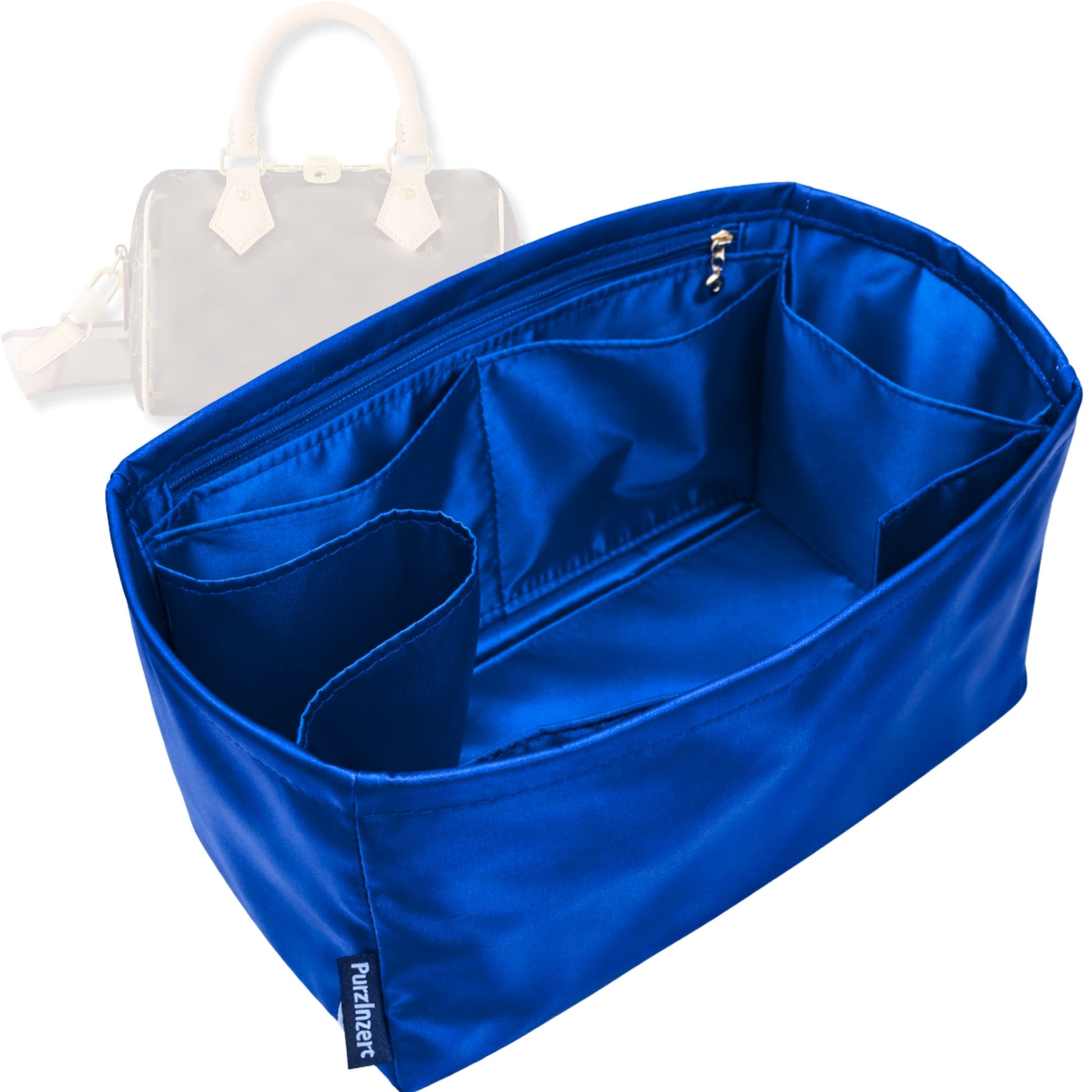 Bag Insert for (LV, Speedy 22) Organizer Tote Purse Organiser Liner Shaper [Premium Silk Material]