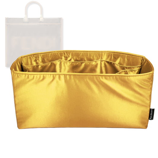Bag Insert for (Fendi, Sunshine Medium) Organizer Tote Purse Organiser Liner Shaper [Premium Silk Material]