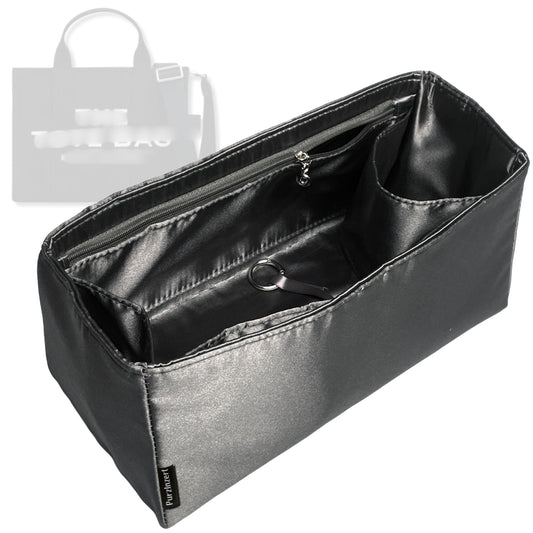 Bag Insert for (Marc Jacobs, Small Tote) Organizer Tote Purse Organiser Liner Shaper [Premium Silk Material]