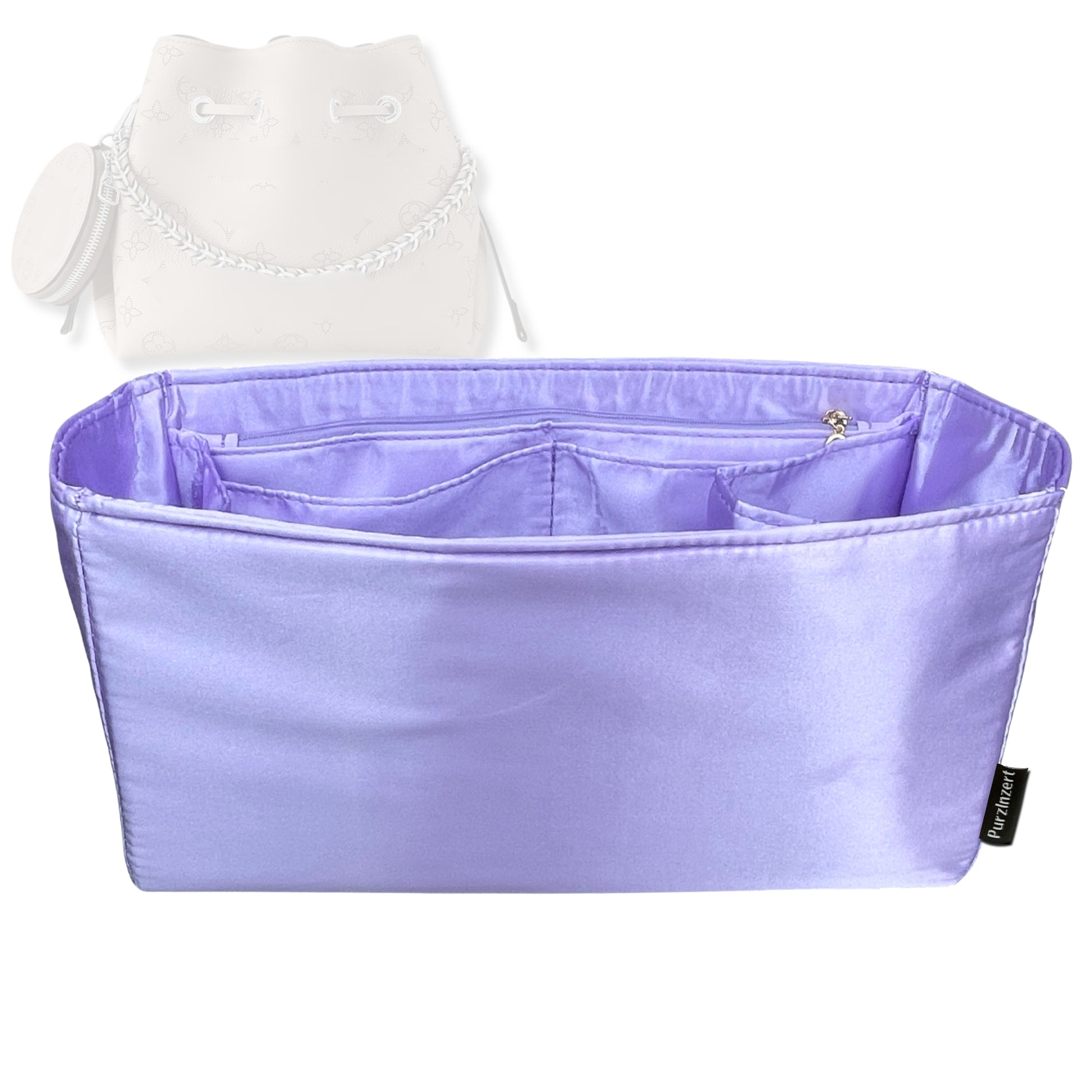 Bag Insert for (LV, Bella) Organizer Tote Purse Organiser Liner Shaper [Premium Silk Material]