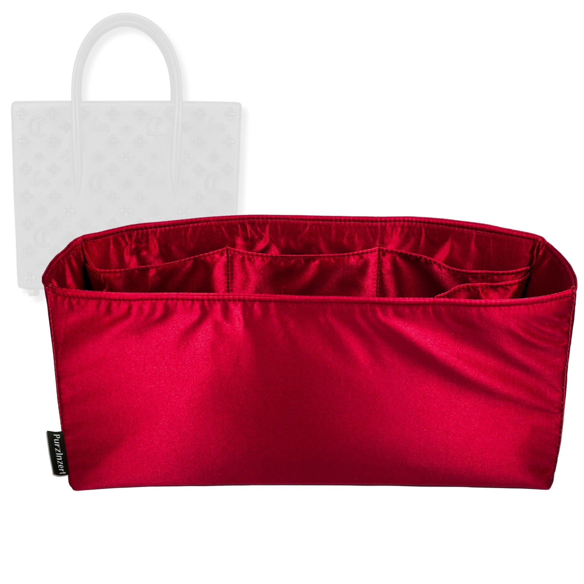 Bag Insert for (Christian Louboutin, Paloma Medium) Organizer Tote Purse Organiser Liner Shaper [Premium Silk Material]