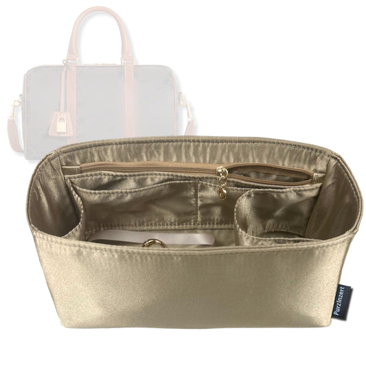 Bag Insert for (Celine, BOSTON BAG) Organizer Tote Purse Organiser Liner Shaper [Premium Silk Material]