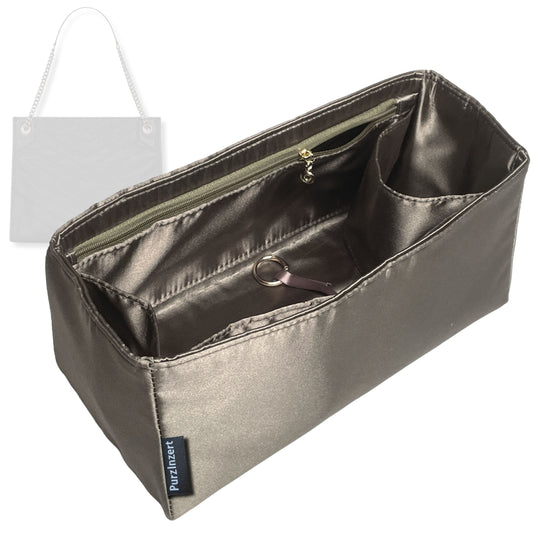 Bag Insert for (Saint Laurent (YSL), NIKI Shopping) Organizer Tote Purse Organiser Liner Shaper [Premium Silk Material]