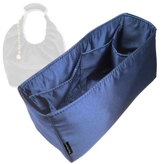 Bag Insert for (Loewe, Medium Squeeze bag) Organizer Tote Purse Organiser Liner Shaper [Premium Silk Material]