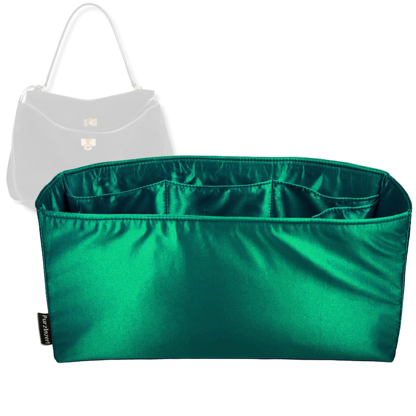 Bag Insert for (Balenciaga, Rodeo Medium Handbag) Organizer Tote Purse Organiser Liner Shaper [Premium Silk Material]