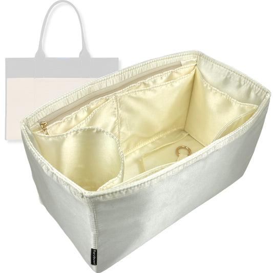Bag Insert for (Rothys, The Classic Tote) Organizer Tote Purse Organiser Liner Shaper [Premium Silk Material]