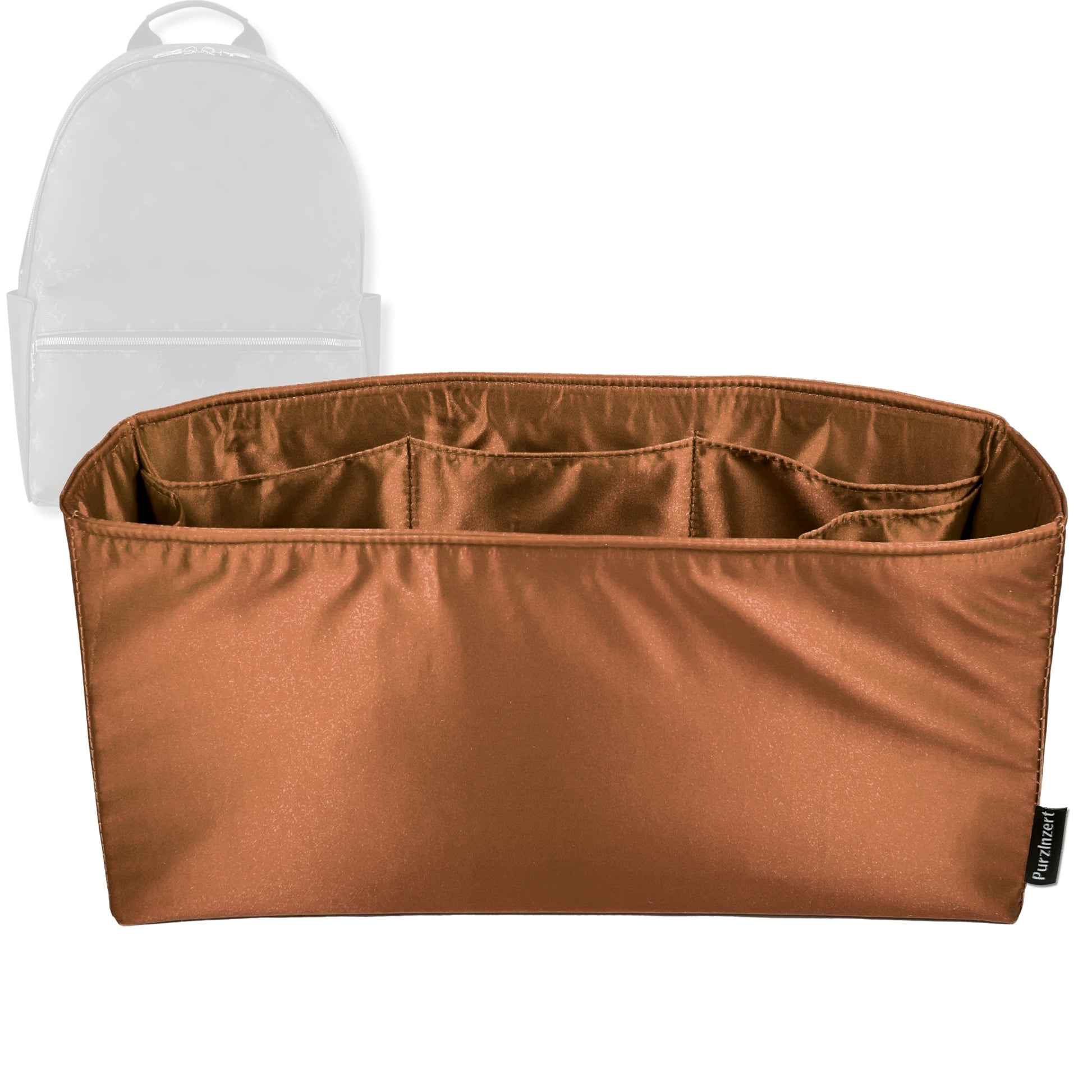 Bag Insert for (LV, Discovery Backpack PM) Organizer Tote Purse Organiser Liner Shaper [Premium Silk Material]