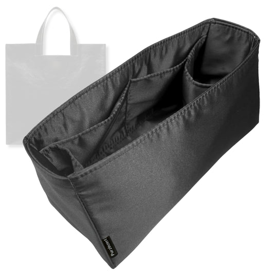 Bag Insert for (Bally, Easy Bally Tote) Organizer Tote Purse Organiser Liner Shaper [Premium Silk Material]