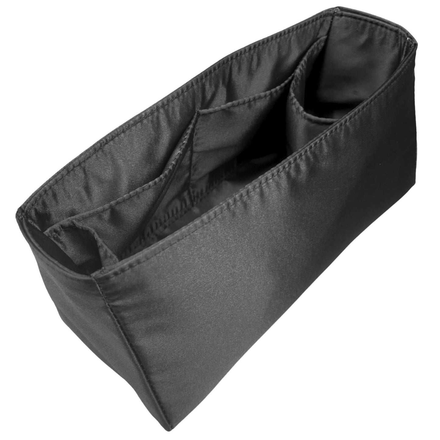Bag Insert for (AllSaints, Alba Leather Hobo Bag) Organizer of Silk Fabric