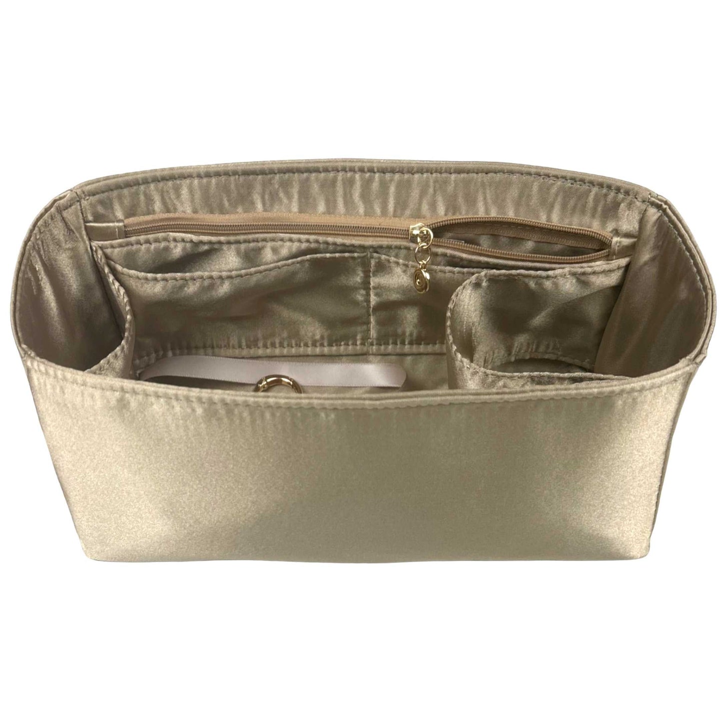 Bag Insert for (Madewell, Essential Extra-Large Bucket) Organizer of Silk Fabric