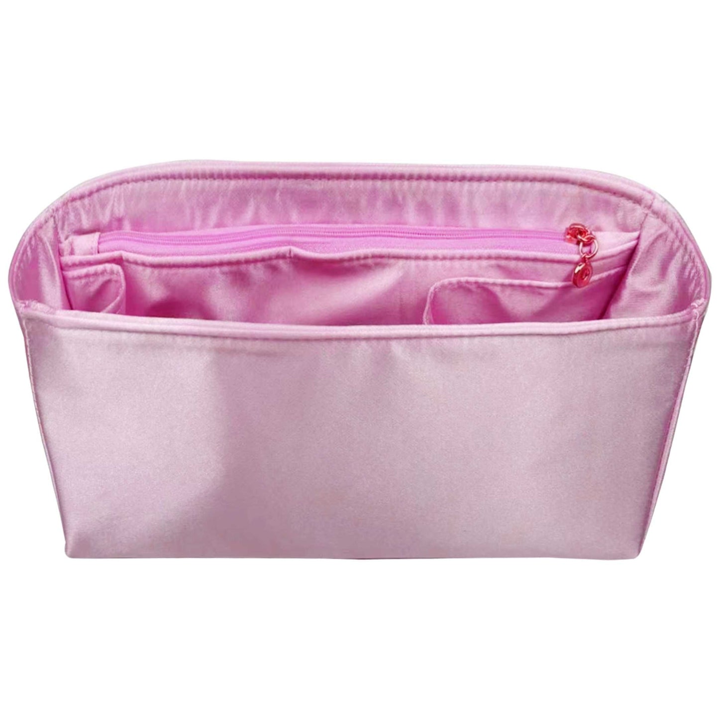 Bag Insert for (Saint Laurent (YSL), Sac De Jour North/South) Organizer of Silk Fabric