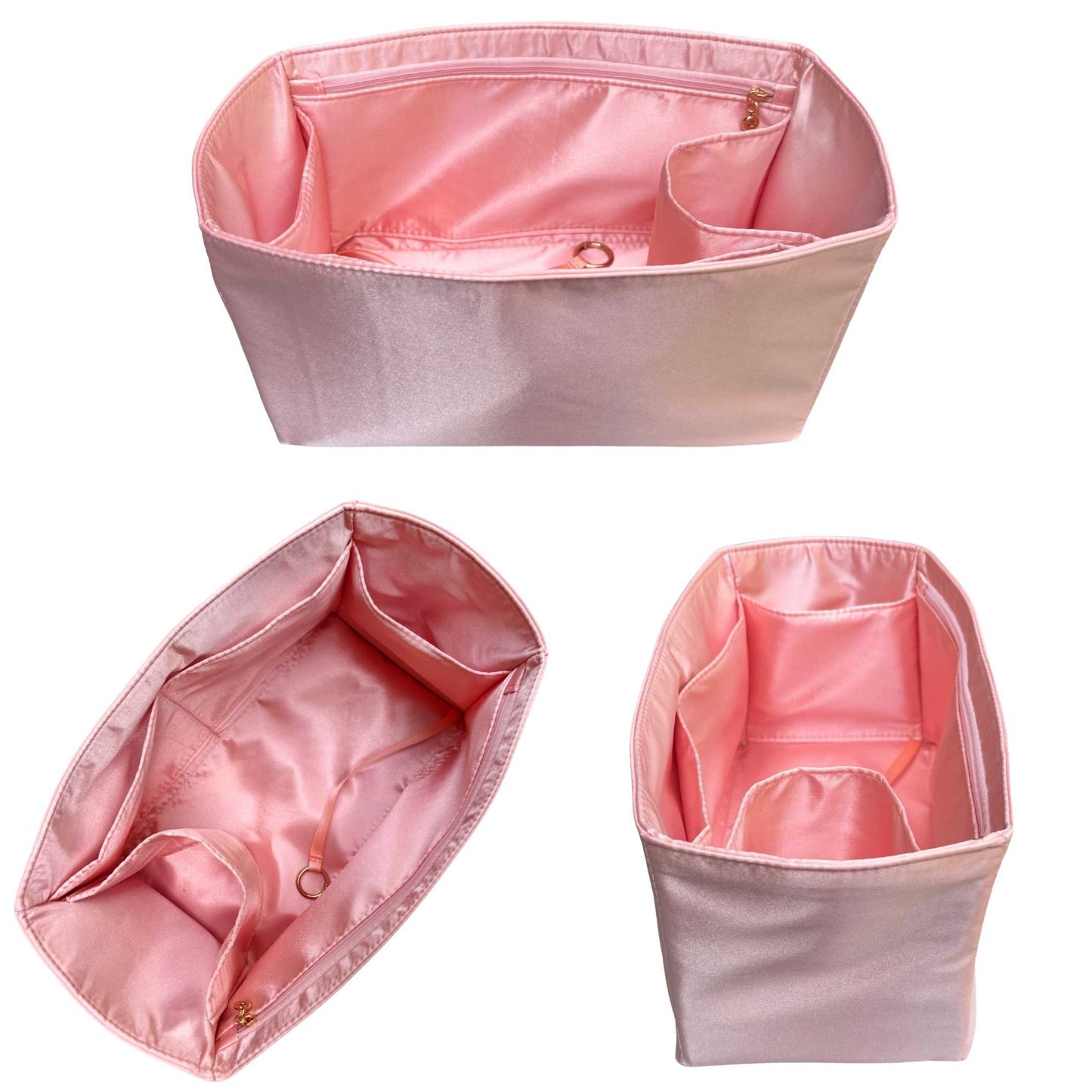 Bag Insert for (Coach, City Large Bucket Bag) Organizer of Silk Fabric