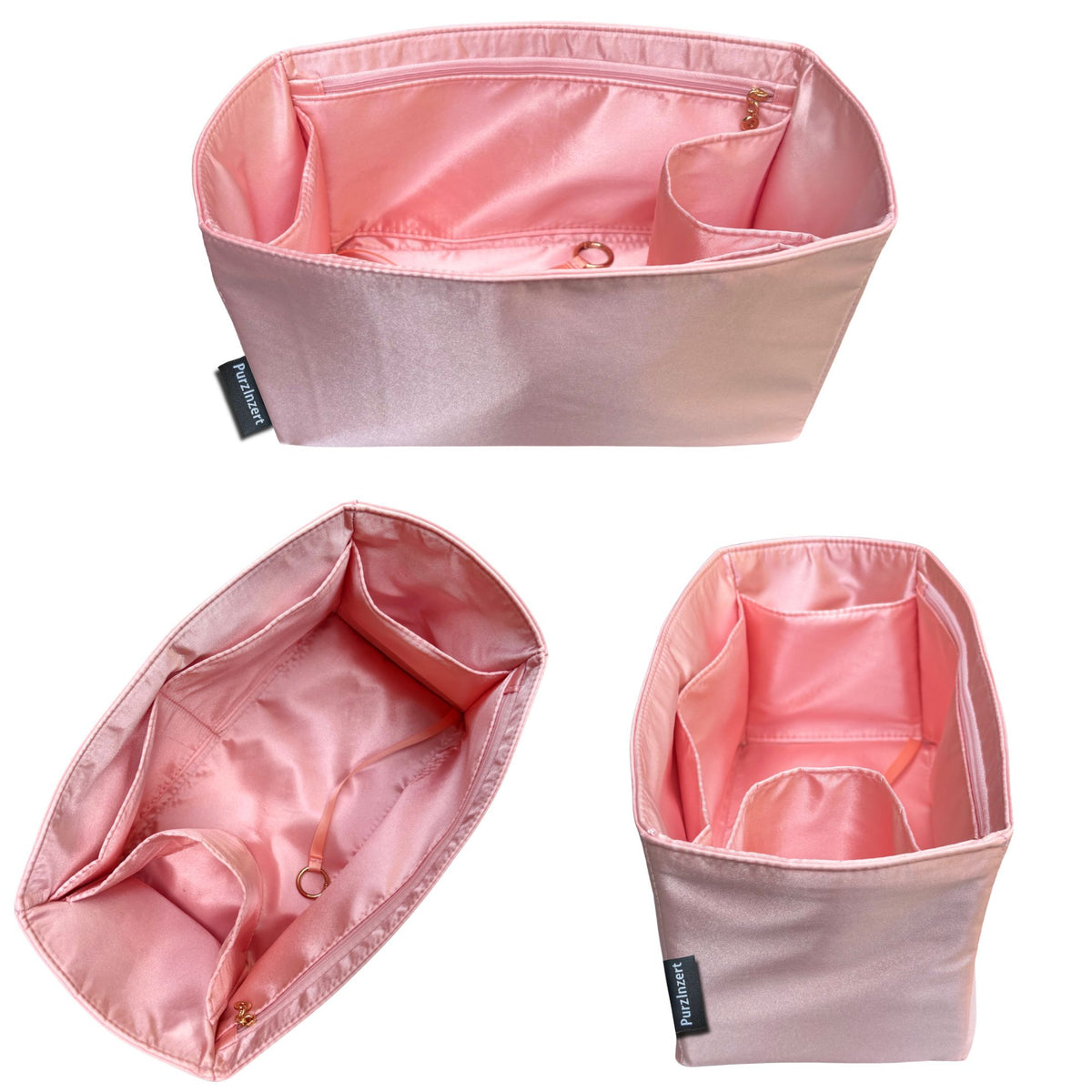 Bag Insert for (Fendi, Large Roll) Organizer of Silk Fabric