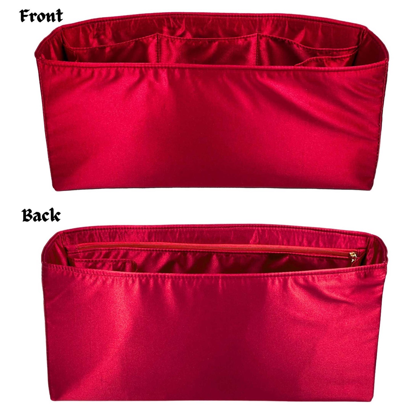 Bag Insert for (LV, OnTheGo MM (Medium)) Organizer of Silk Fabric