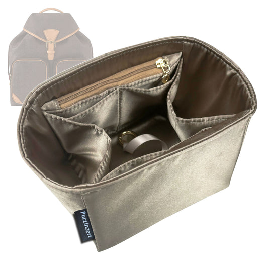 Bag Insert for (LV, Montsouris Cargo Backpack) Organizer Tote Purse Organiser Liner Shaper [Premium Silk Material]