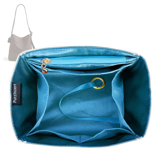 Bag Insert for (Coach, BLEECKER BUCKET BAG 36) Organizer Tote Purse Organiser Liner Shaper [Premium Silk Material]