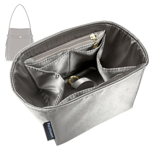 Bag Insert for (Toteme, Belted leather bucket bag) Organizer Tote Purse Organiser Liner Shaper [Premium Silk Material]