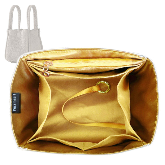 Bag Insert for (Songmont, Small Song Bag) Organizer Tote Purse Organiser Liner Shaper [Premium Silk Material]