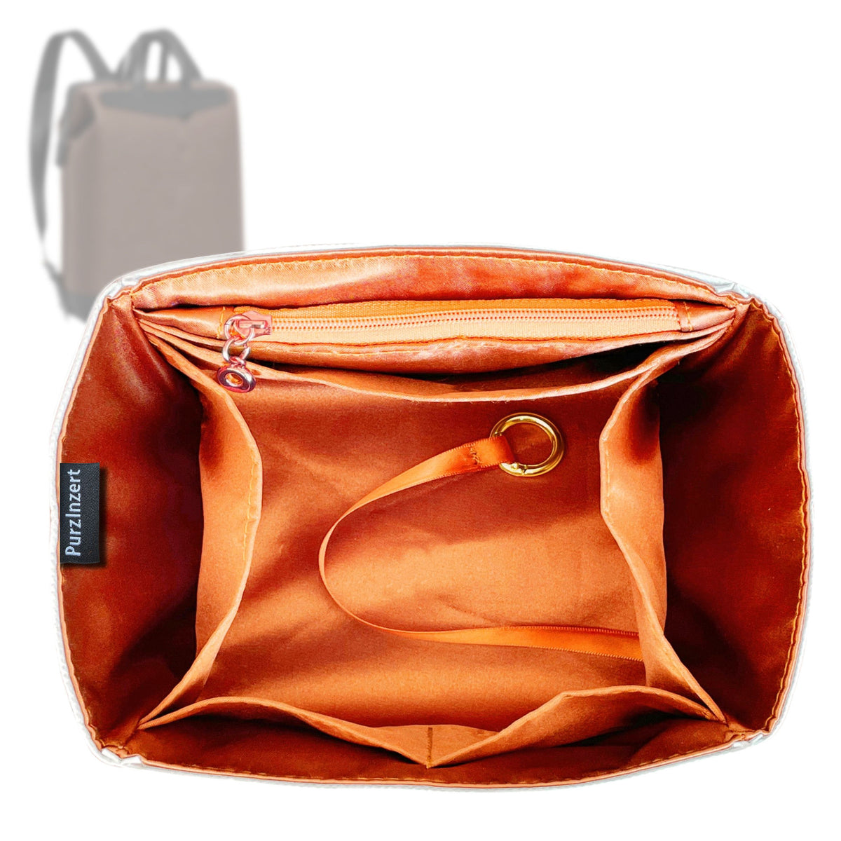 Bag Insert for (Goyard, Cisalpin Backpack) Organizer Tote Purse Organiser Liner Shaper [Premium Silk Material]