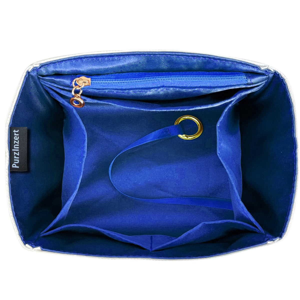 Bag Insert for (Toteme, Belted leather bucket bag) Organizer of Silk Fabric