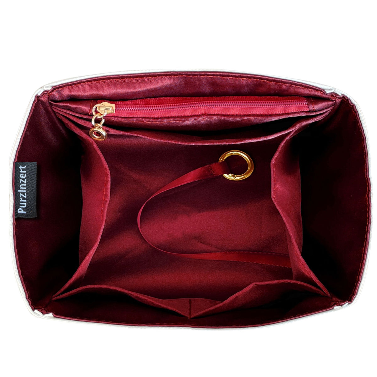 Bag Insert for (Loro Piana, Large Bale bag) Organizer of Silk Fabric