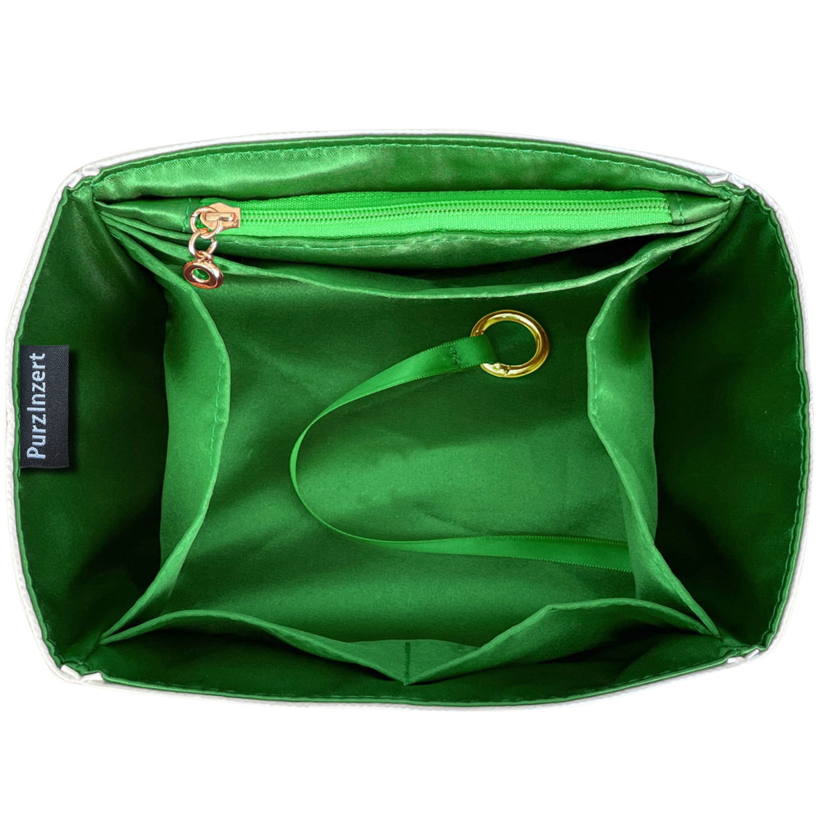 Bag Insert for (Longchamp, Le Pliage One M Backpack) Organizer of Silk Fabric