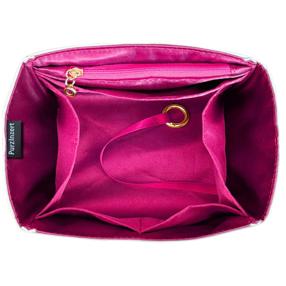 Bag Insert for (LV, P9 Speedy 50) Organizer of Silk Fabric
