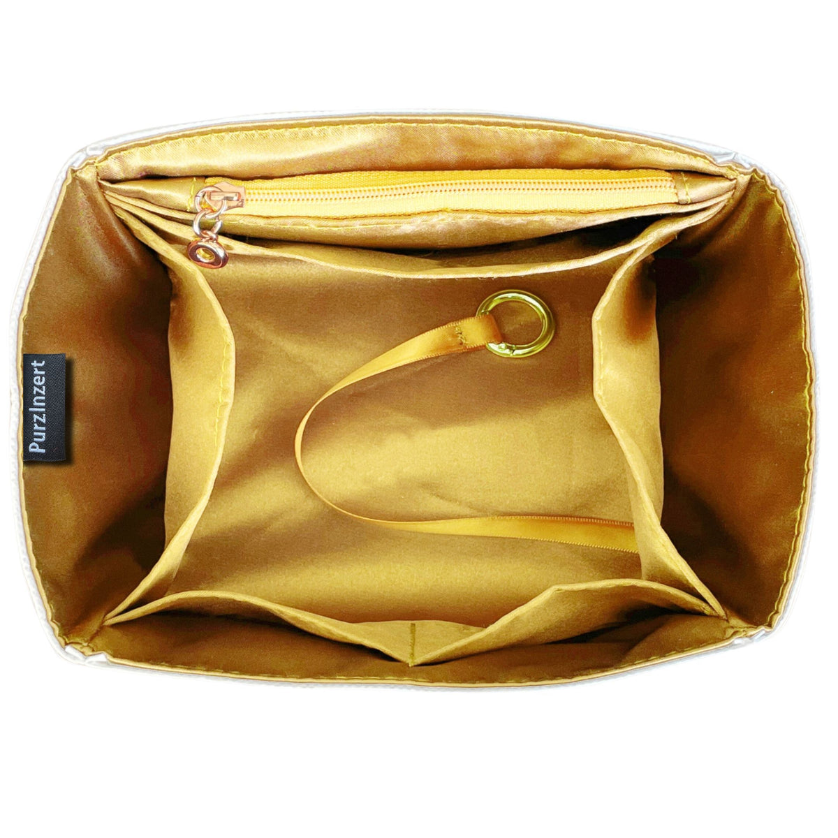 Bag Insert for (LV, Verso Hobo) Organizer of Silk Fabric