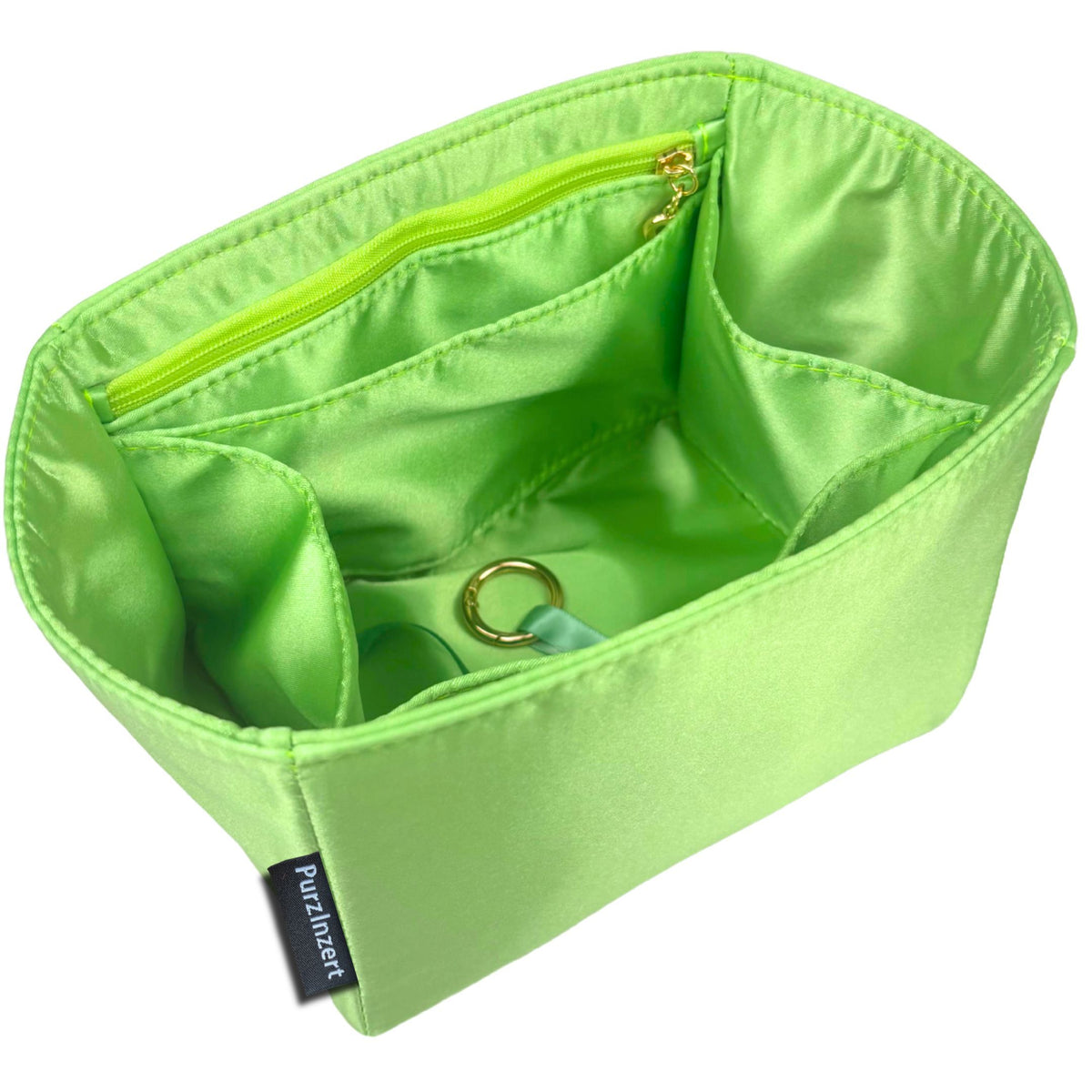 Bag Insert for (Tory Burch, Lee Radziwill Bucket Bag) Organizer of Silk Fabric