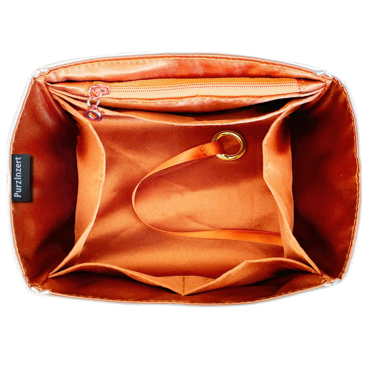 Bag Insert for (LV, Verso Hobo) Organizer of Silk Fabric