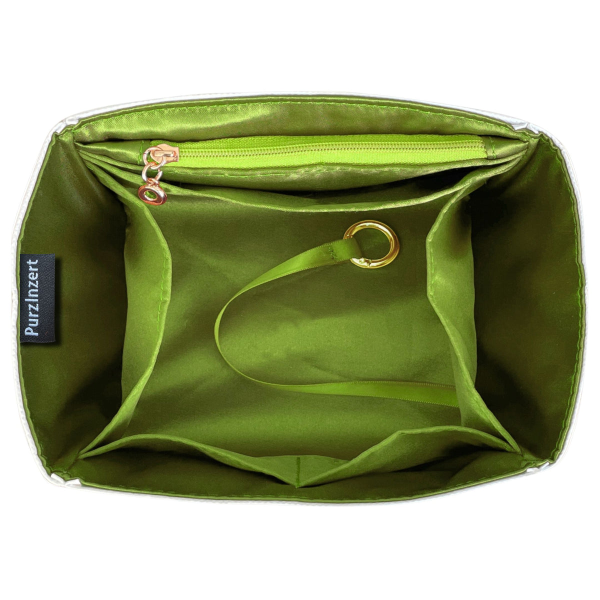 Bag Insert for (Longchamp, Le Cadence S Bucket bag) Organizer of Silk Fabric