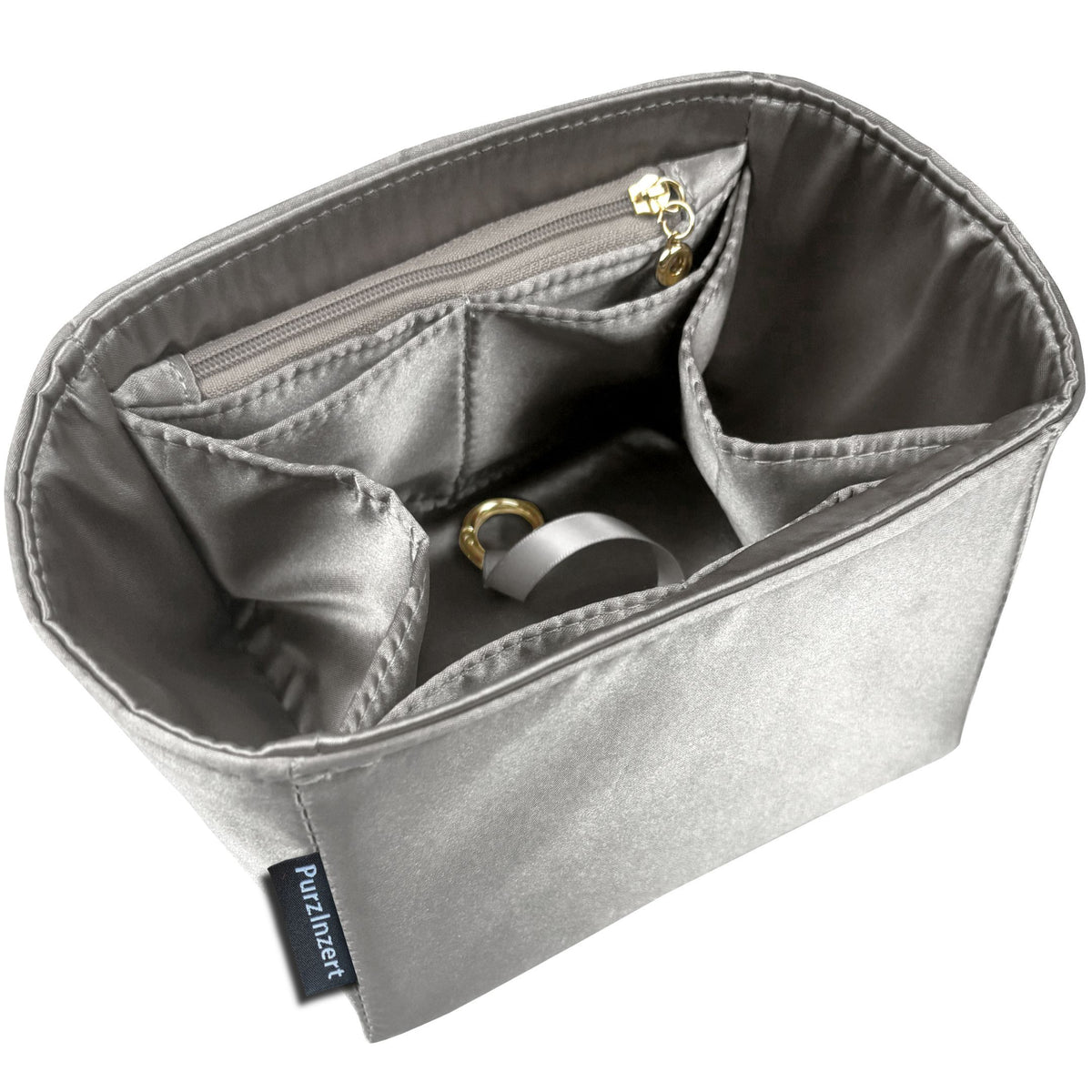 Bag Insert for (LV, Verso Hobo) Organizer of Silk Fabric