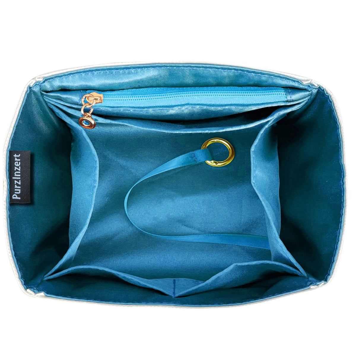 Bag Insert for (LV, Verso Hobo) Organizer of Silk Fabric
