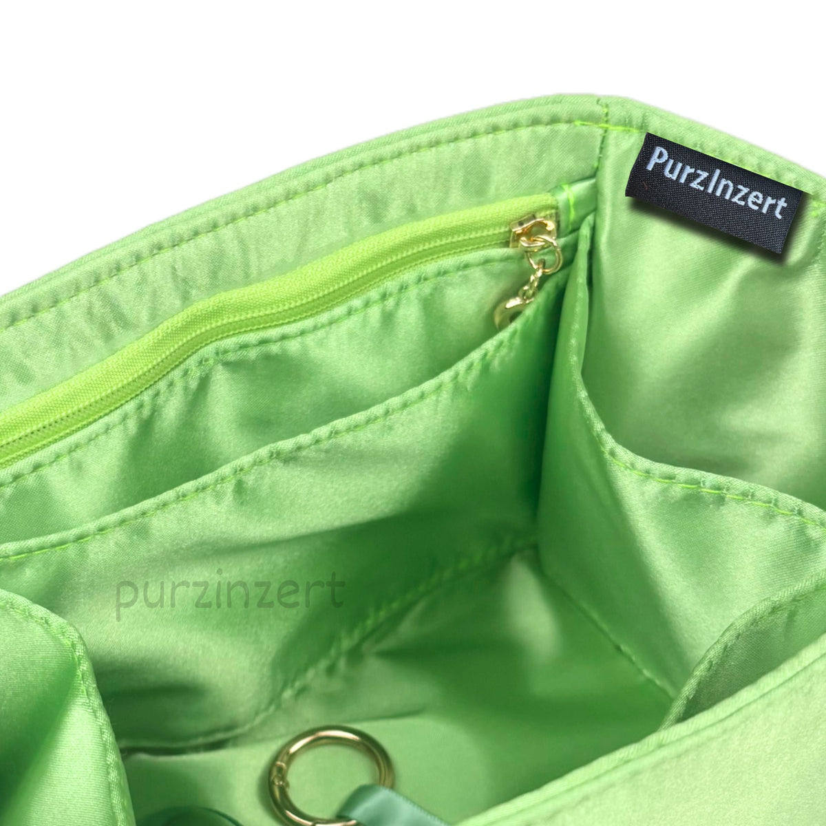 Bag Insert for (Longchamp, Le Pliage One M Backpack) Organizer of Silk Fabric