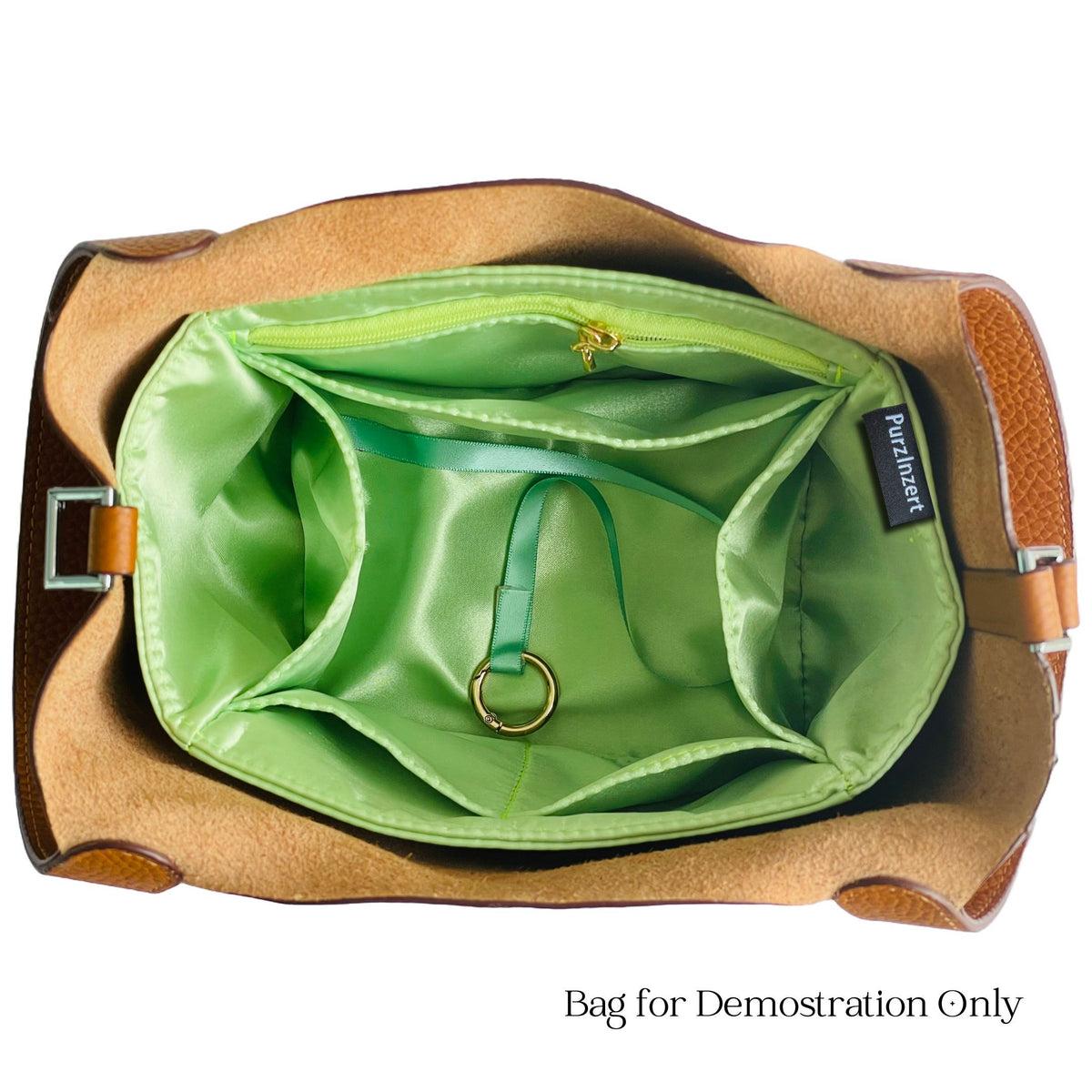 Bag Insert for (LV, Verso Hobo) Organizer of Silk Fabric