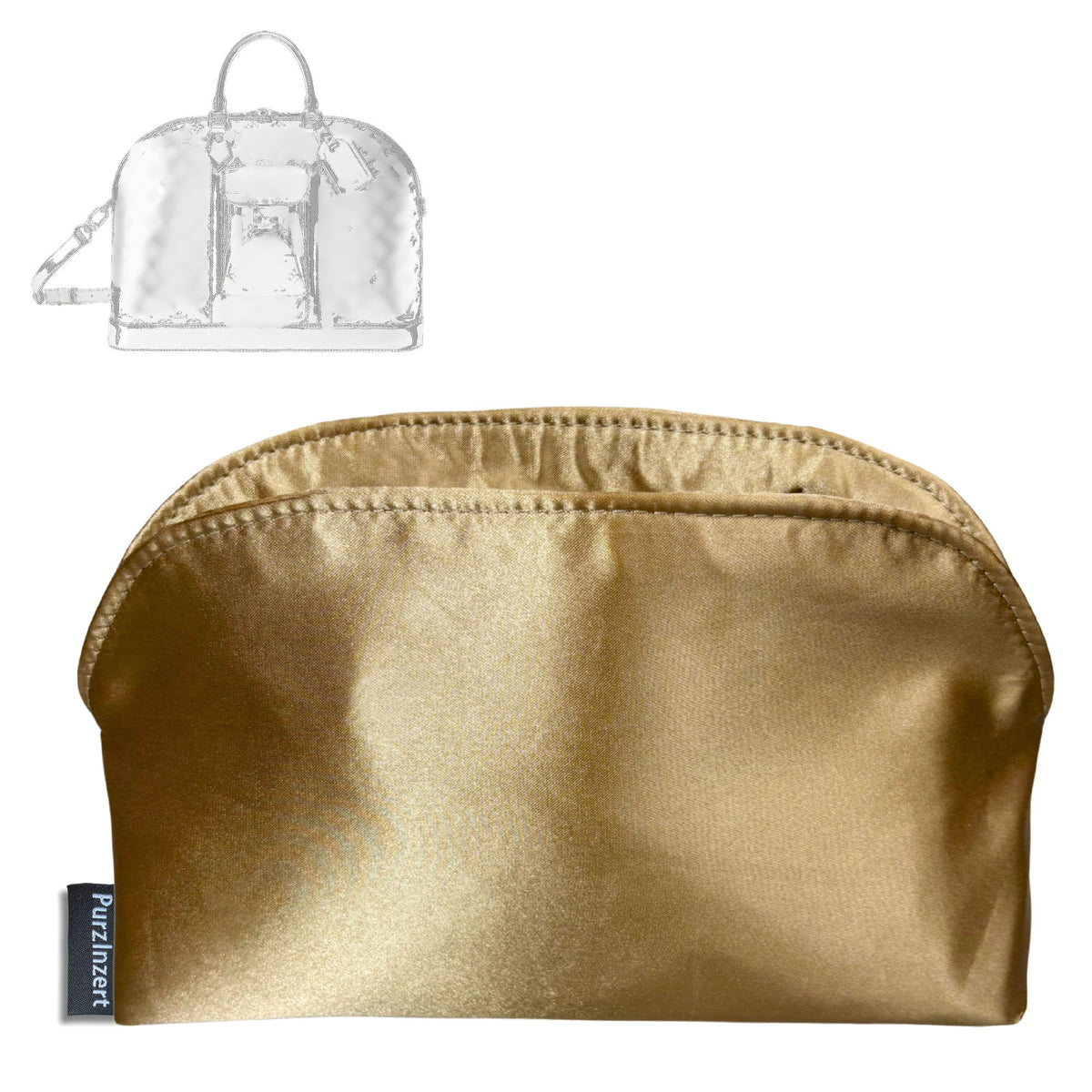 Bag Insert for (LV, Alma Travel) Organizer Tote Purse Organiser Liner Shaper [Premium Silk Material]