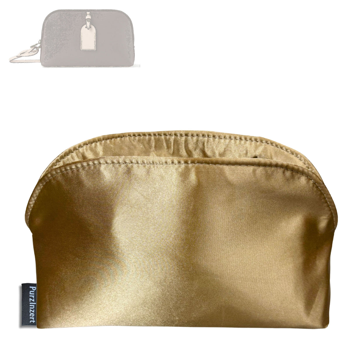 Bag Insert for (LV, Tag Me Pouch) Organizer Tote Purse Organiser Liner Shaper [Premium Silk Material]