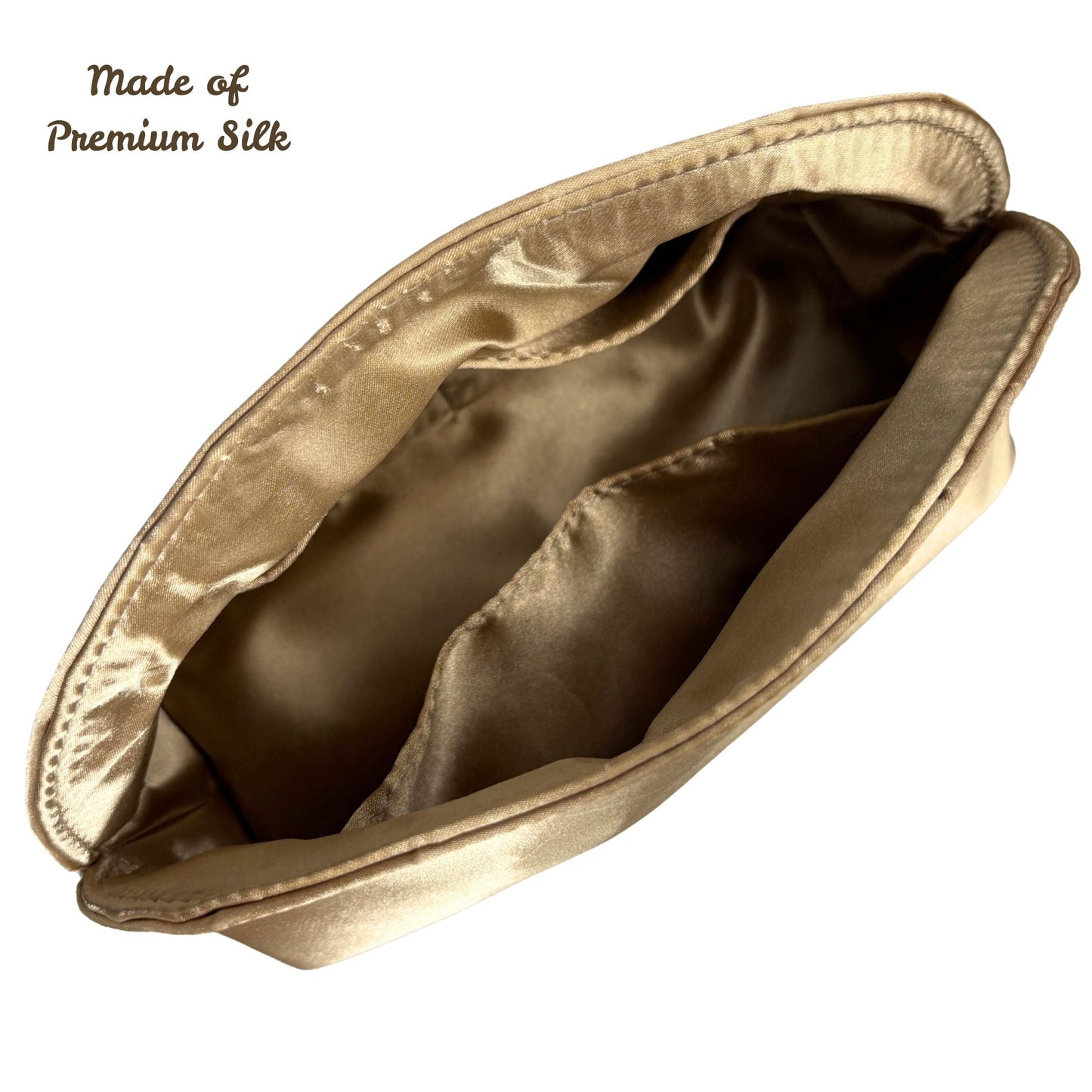 Bag Insert for (LV, Cosmetic Pouch MM) Organizer of Silk Fabric