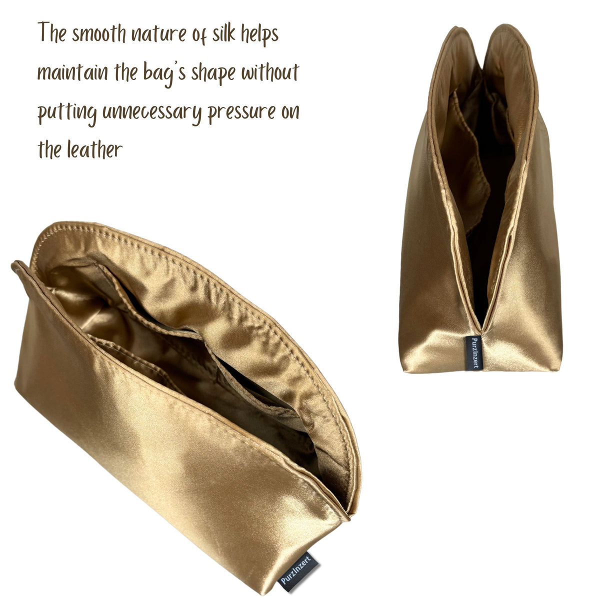 Bag Insert for (LV, Alma Travel) Organizer of Silk Fabric