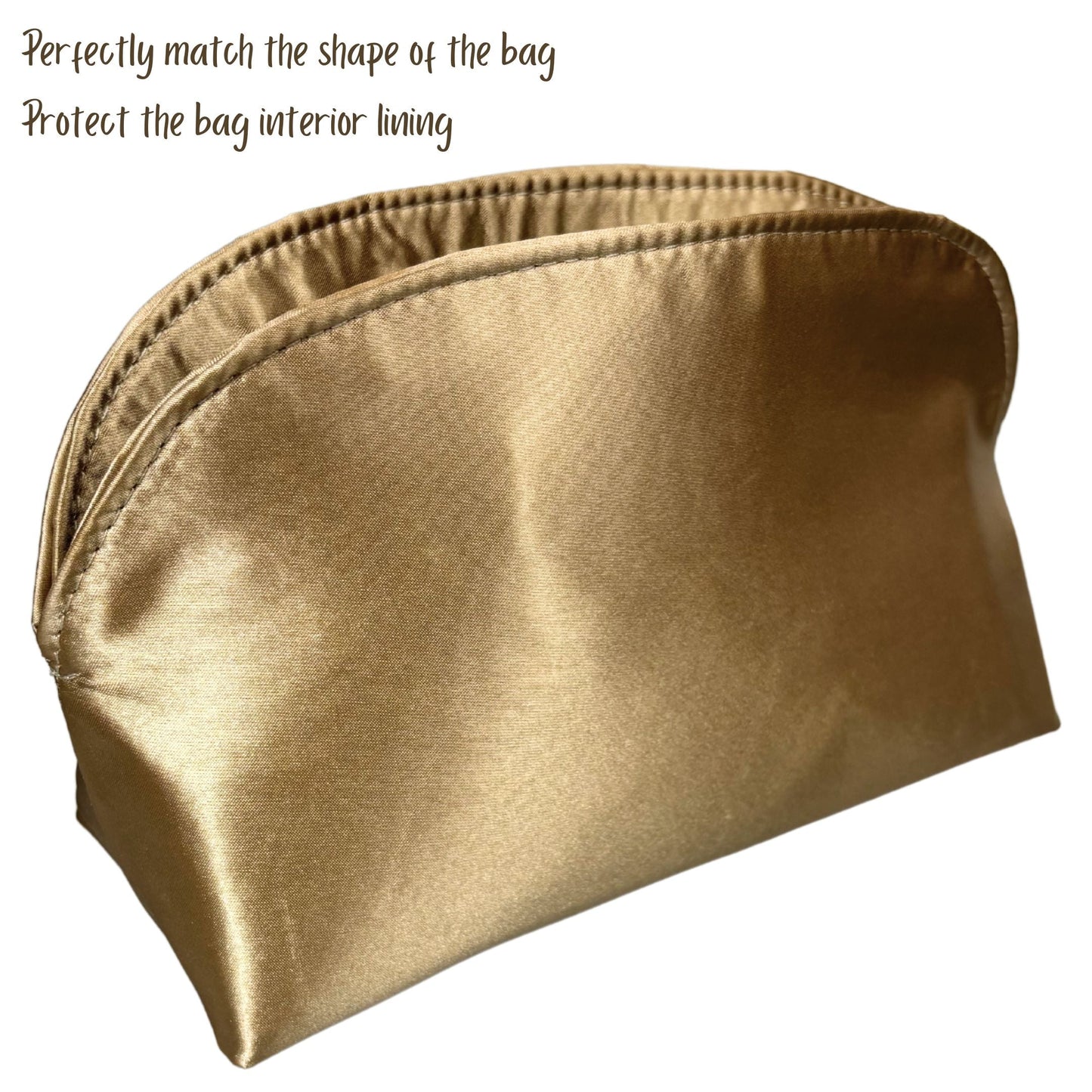 Bag Insert for (LV, Cosmetic Pouch PM) Organizer of Silk Fabric