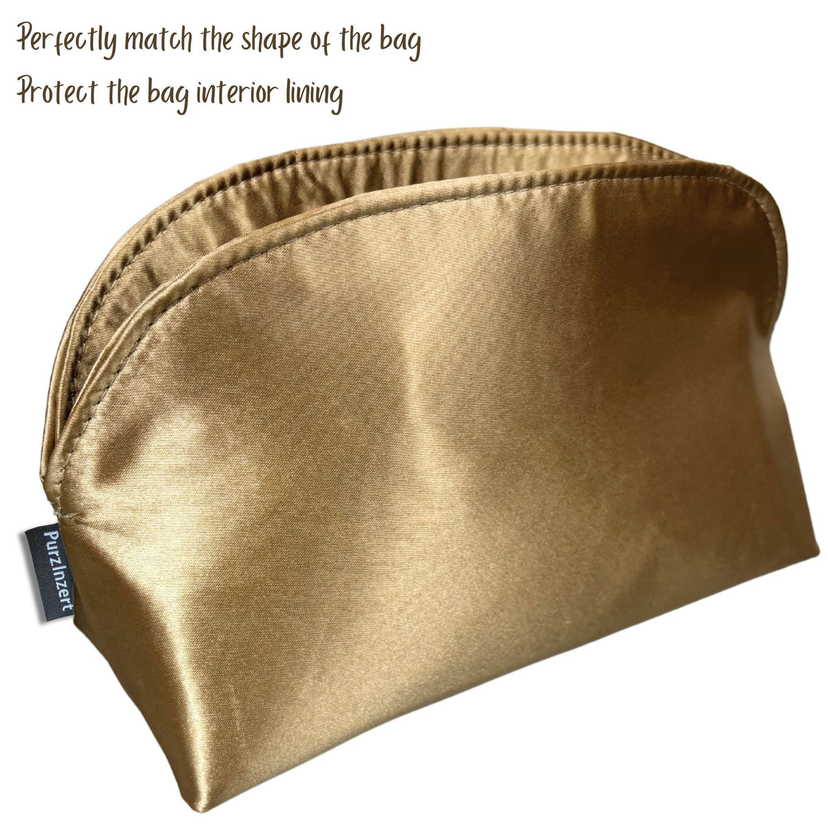 Bag Insert for (LV, Tag Me Pouch) Organizer of Silk Fabric