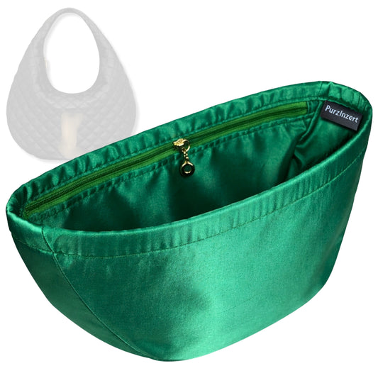 Bag Insert for (Saint Laurent (YSL), ICARE hobo) Organizer Tote Purse Organiser Liner Shaper [Premium Silk Material]