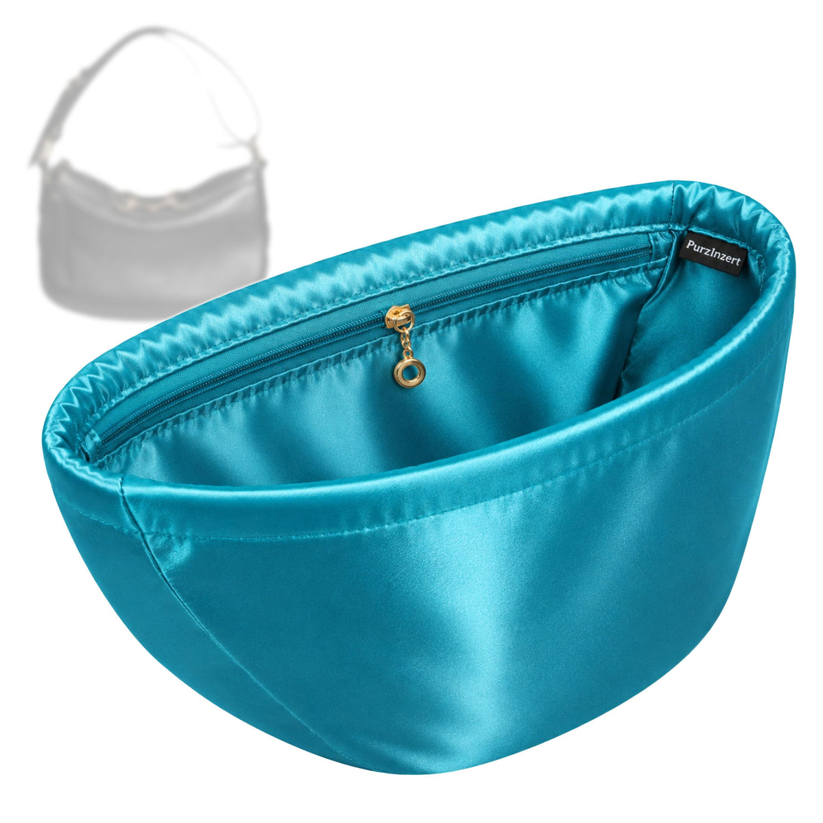 Bag Insert for (Gucci, Starlet Mini Shoulder Bag) Organizer Tote Purse Organiser Liner Shaper [Premium Silk Material]
