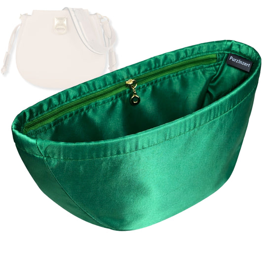 Bag Insert for (Mulberry, Mini Iris Hobo) Organizer Tote Purse Organiser Liner Shaper [Premium Silk Material]