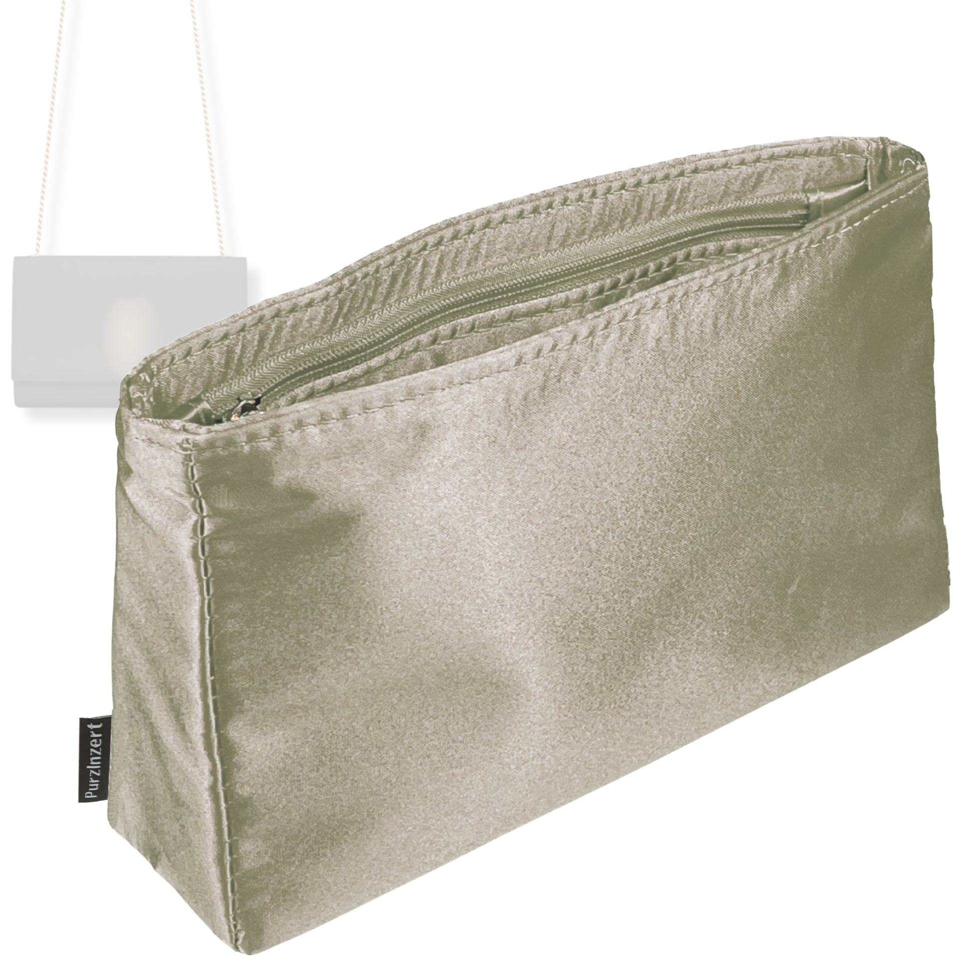 Bag Insert for (Saint Laurent (YSL), KATE Small) Organizer Tote Purse Organiser Liner Shaper [Premium Silk Material]