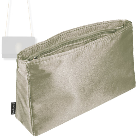 Bag Insert for (Saint Laurent (YSL), KATE Small) Organizer Tote Purse Organiser Liner Shaper [Premium Silk Material]
