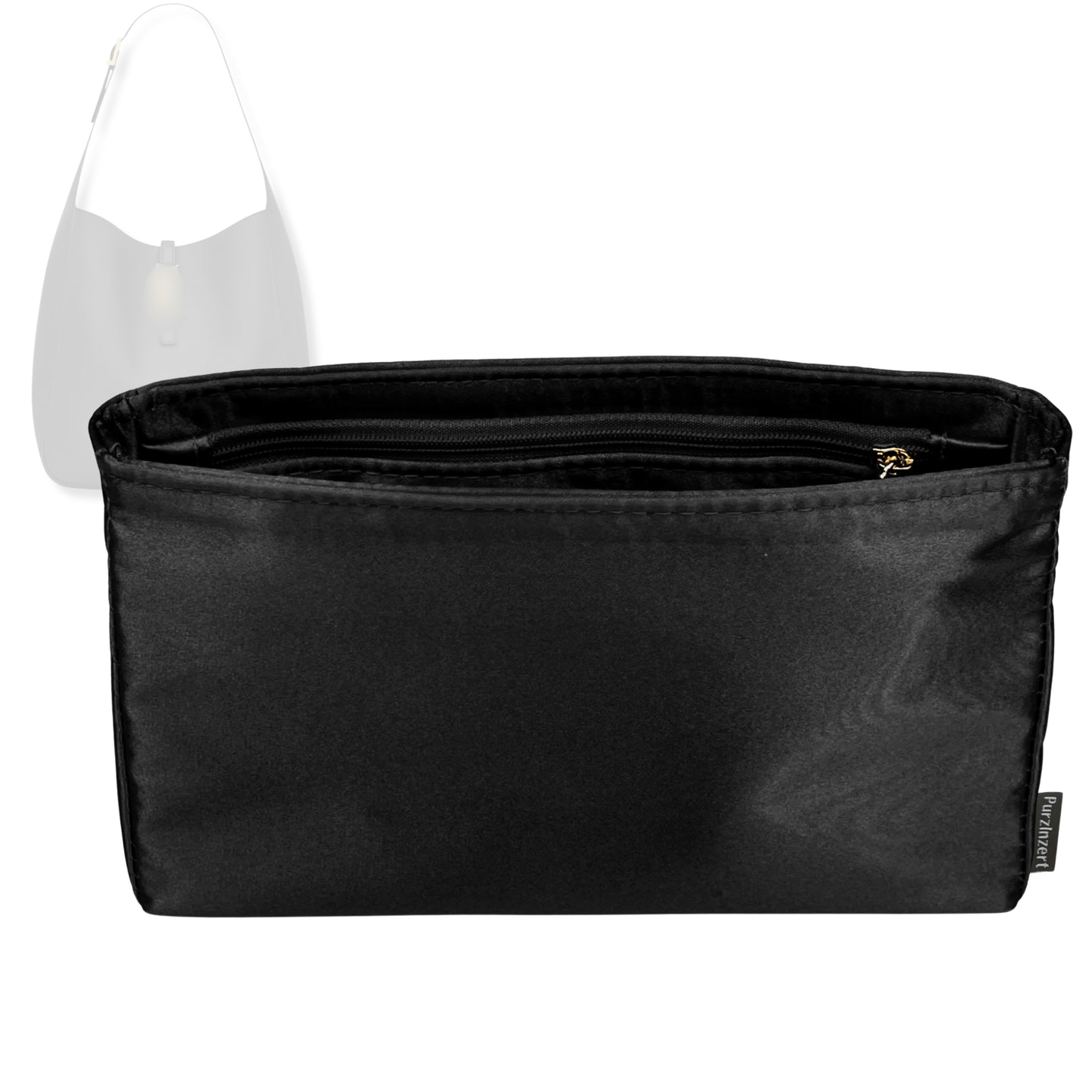 Bag Insert for (Saint Laurent (YSL), LE 5 A 7 Supple Baby) Organizer Tote Purse Organiser Liner Shaper [Premium Silk Material]