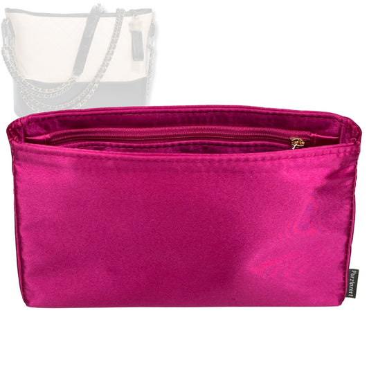 Bag Insert for (Chanel, Gabrielle Hobo) Organizer Tote Purse Organiser Liner Shaper [Premium Silk Material]